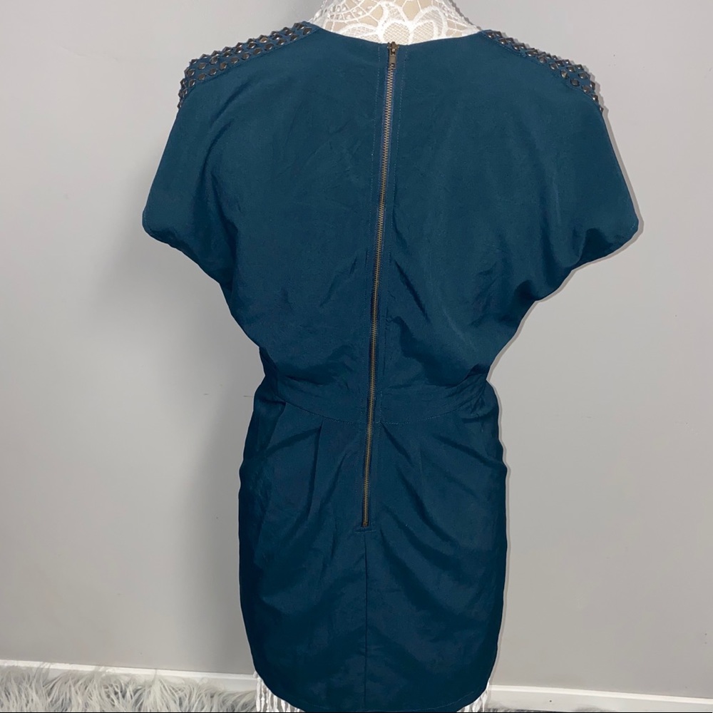 Blue Dress with Studs
